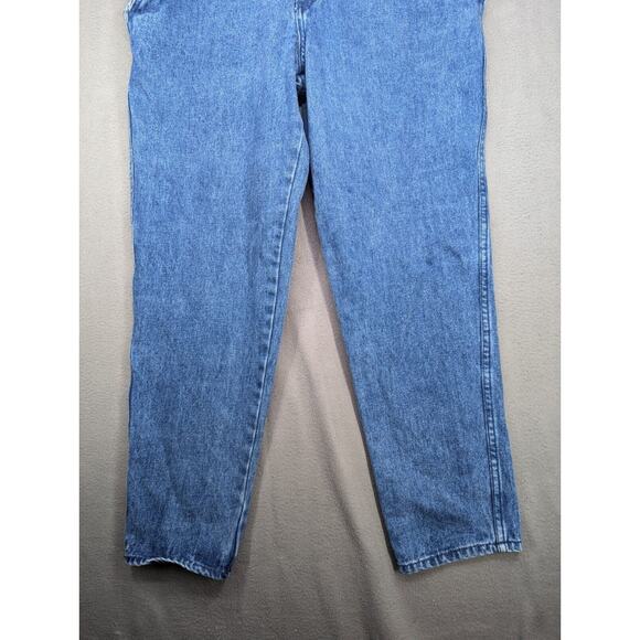 Vintage Gitano Jeans Womens 32 18W High Rise Mom Blue Gray Two Tone - Picture 3 of 10